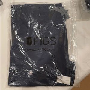 Figs navy xs tall kade scrub pants